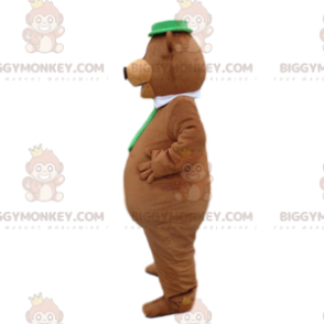 BIGGYMONKEY™ mascot costume of Yogi the bear, famous cartoon