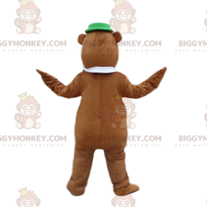 BIGGYMONKEY™ mascot costume of Yogi the bear, famous cartoon