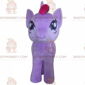 Jätte lila ponny BIGGYMONKEY™ maskotdräkt, My Little Pony kostym - Hästmaskot - BIGGYMONKEY_09871 - BiggyMonkey.com