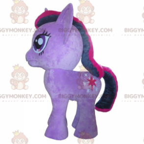 Fantasia de mascote de pônei roxo gigante BIGGYMONKEY™