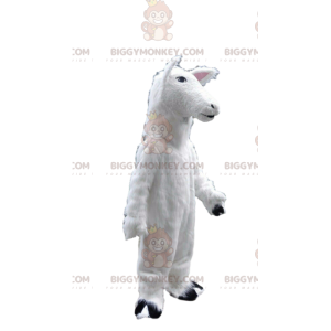 Ewe BIGGYMONKEY™ mascot costume, lamb costume, white horse