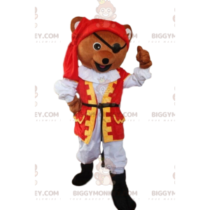 Στολή μασκότ Bear BIGGYMONKEY™ ντυμένη σαν πειρατής, στολή πειρατών - Μασκότ αρκούδας - BIGGYMONKEY_09886 - BiggyMonkey.com