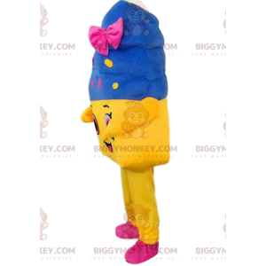 Gigantisch ijs BIGGYMONKEY™ mascottekostuum, kleurrijk