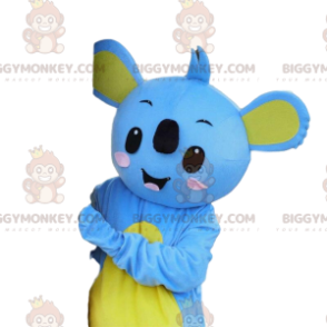 BIGGYMONKEY™ maskotkostyme av blå og gul koala, koalakostyme - Koala maskoter - BIGGYMONKEY_09894 - BiggyMonkey.com