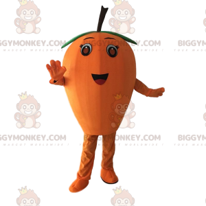 Disfraz de mascota Orange Loquat BIGGYMONKEY™, disfraz naranja