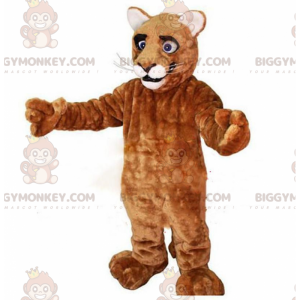 Kostým maskota BIGGYMONKEY™ obří puma, hnědá kočka, kostým