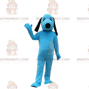 Blauwe Snoopy Beroemde Cartoon Hond BIGGYMONKEY™ Mascotte