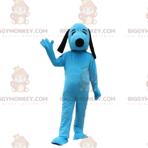 Blue Snoopy Berømt tegneseriehund BIGGYMONKEY™ maskotkostume -