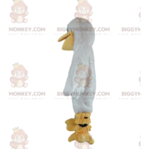 Pelican BIGGYMONKEY™ mascot costume, gull costume, large sea