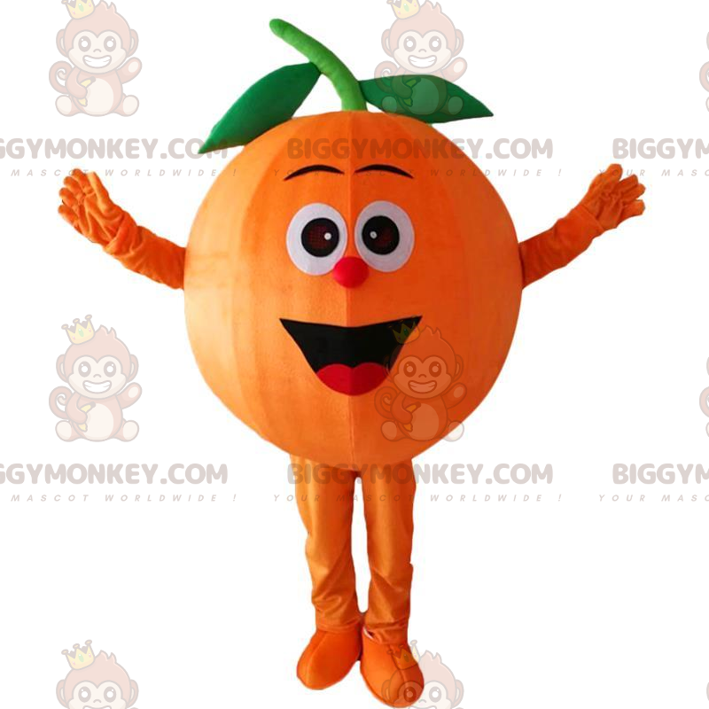 Giant Orange BIGGYMONKEY™ Mascot Costume, Orange Fruit Costume