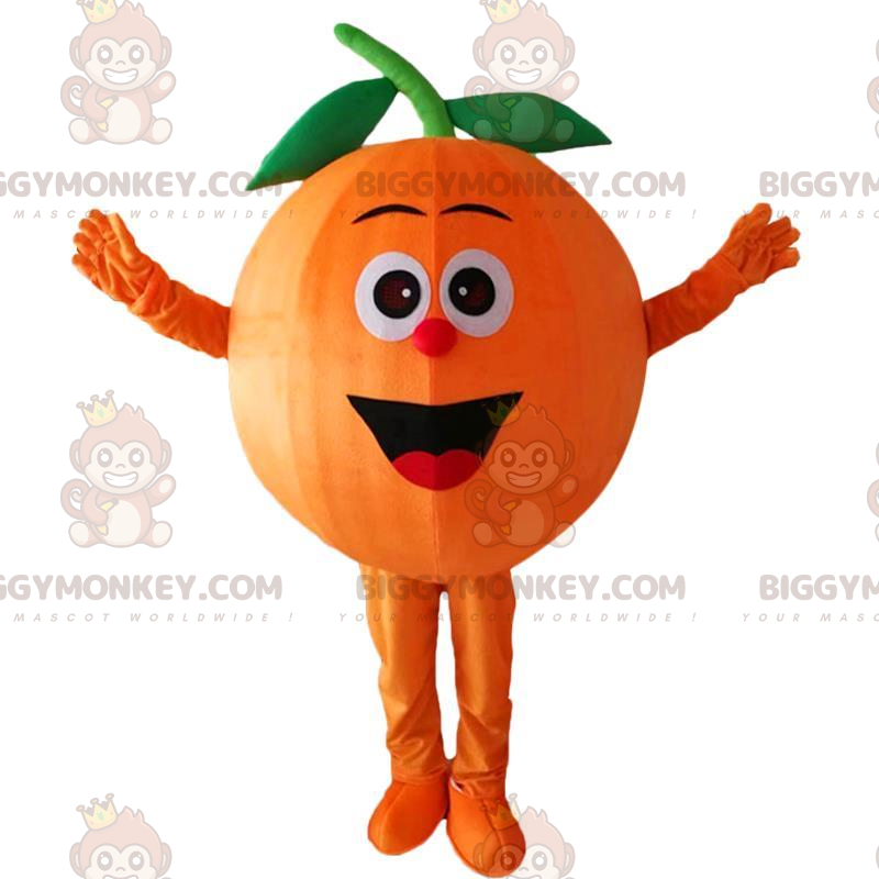 Kostým maskota Giant Orange BIGGYMONKEY™, kostým pomerančového ovoce - Ovocný maskot - BIGGYMONKEY_09917 - BiggyMonkey.com