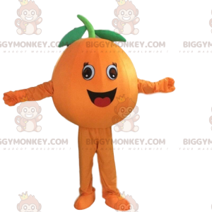 Fantasia de mascote laranja gigante BIGGYMONKEY™, fantasia de