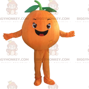 Στολή μασκότ Giant Orange BIGGYMONKEY™, πορτοκαλί στολή φρούτων