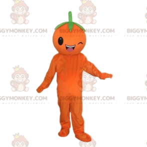 Disfraz de mascota BIGGYMONKEY™ naranja gigante parpadeante