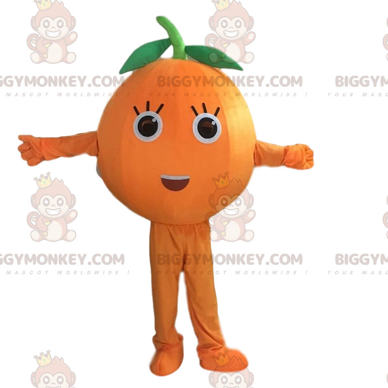 Costume de mascotte BIGGYMONKEY™ d'orange géante, costume de Costume de mascotte BIGGYMONKEY™ d'orange géante, costume de