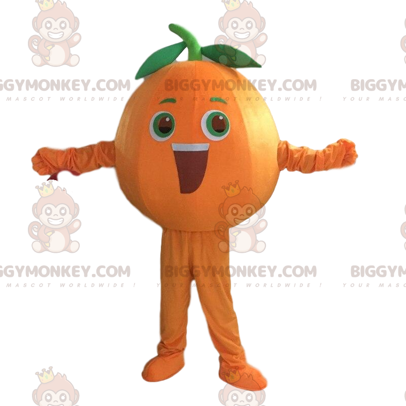 Kæmpe orange kostume, orange frugt kostume - Biggymonkey.com