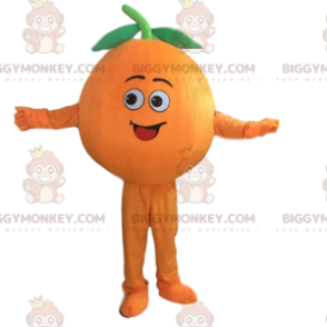 Jätte orange BIGGYMONKEY™ maskotdräkt, Clementine kostym -