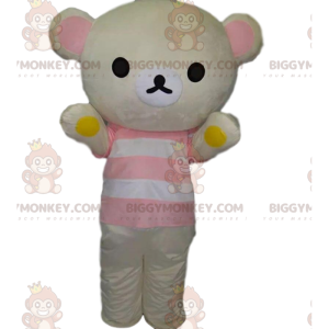 Costume de mascotte BIGGYMONKEY™ d'ours blanc géant, costume de