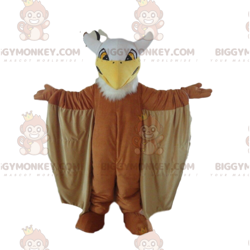 Kostium maskotki BIGGYMONKEY™ duży brązowy ptak, orzeł, sęp Kostium maskotki BIGGYMONKEY™ duży brązowy ptak, orzeł, sęp
