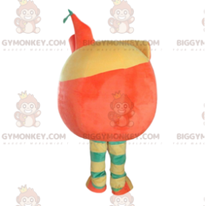 Disfraz de mascota BIGGYMONKEY™ de naranja pelada, disfraz de