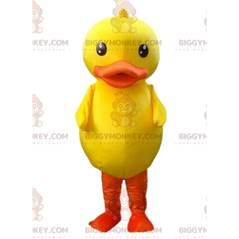 Kostium maskotki BIGGYMONKEY™ duży żółty i pomarańczowy ptak Kostium maskotki BIGGYMONKEY™ duży żółty i pomarańczowy ptak