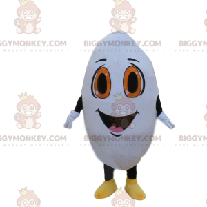 Giant Grain of Rice BIGGYMONKEY™ Mascot Costume, White