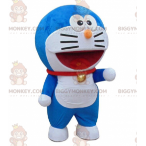 Disfraz de mascota BIGGYMONKEY™ de Doraemon, famoso gato azul y