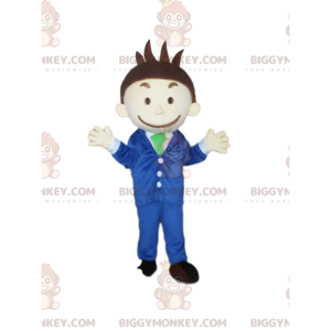 Businessman BIGGYMONKEY™ mascot costume, business man costume -