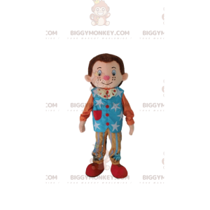 Young man BIGGYMONKEY™ mascot costume, circus character costume