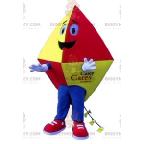 Red Yellow and Blue Kite BIGGYMONKEY™ Mascot Costume -