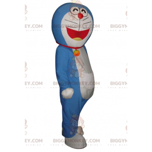 BIGGYMONKEY™ mascot costume of Doraemon, famous manga blue and