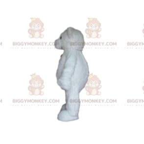 Fantasia de mascote BIGGYMONKEY™ de pelúcia de urso branco