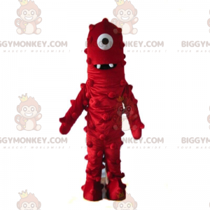 Traje de mascote de monstro vermelho BIGGYMONKEY™, traje de