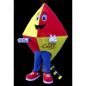 Red Yellow and Blue Kite BIGGYMONKEY™ Mascot Costume -