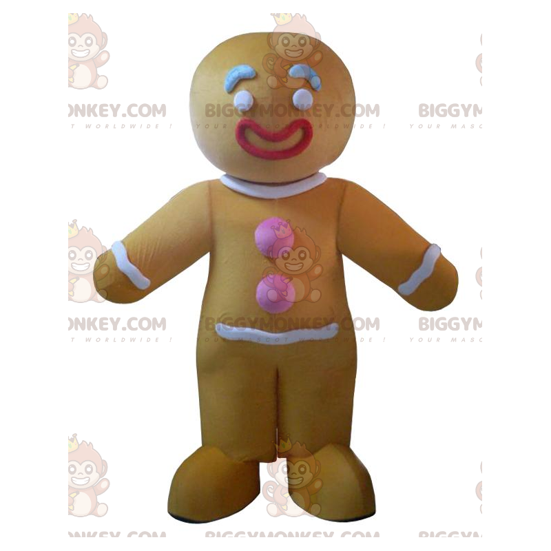 Traje de mascote do personagem de gengibre BIGGYMONKEY™, traje