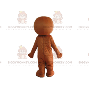 Traje de mascote do personagem de gengibre BIGGYMONKEY™, traje