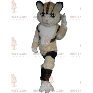 Disfraz de mascota BIGGYMONKEY™ de gato tricolor, disfraz de