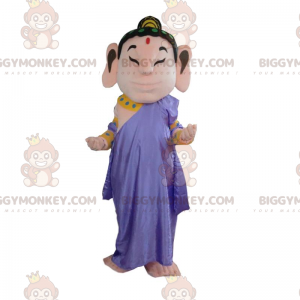 BIGGYMONKEY™ maskotdräkt av Buddha, religiös, buddhistisk