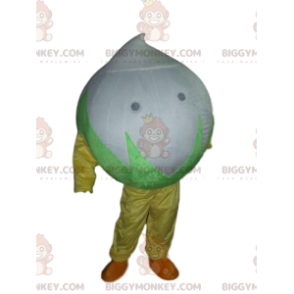 Kæmpe bomuldsblomst BIGGYMONKEY™ maskotkostume, løgkostume -