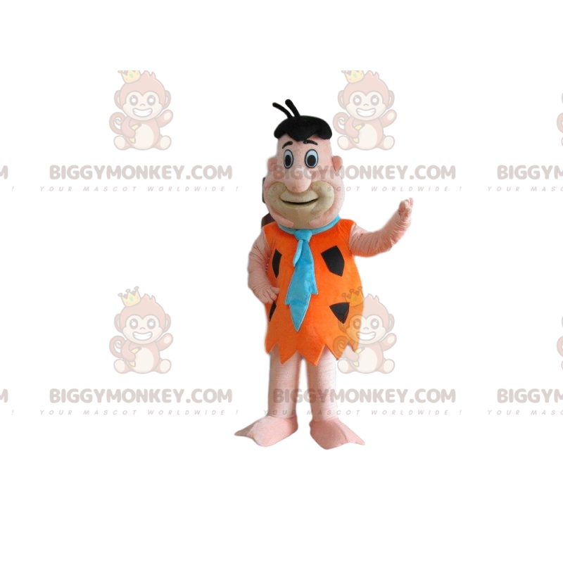 Costume de mascotte BIGGYMONKEY™ de Fred Pierrafeu, personnage