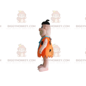 BIGGYMONKEY™ mascot costume of Fred Flintstone, famous