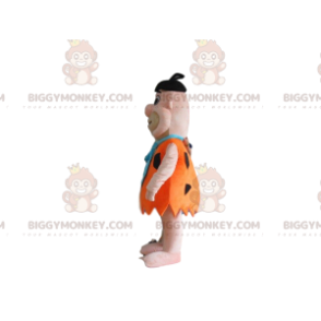 BIGGYMONKEY™ Maskottchenkostüm von Fred Flintstone, einer