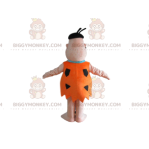 BIGGYMONKEY™ mascot costume of Fred Flintstone, famous