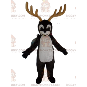 Caribou BIGGYMONKEY™ mascot costume, reindeer costume, deer