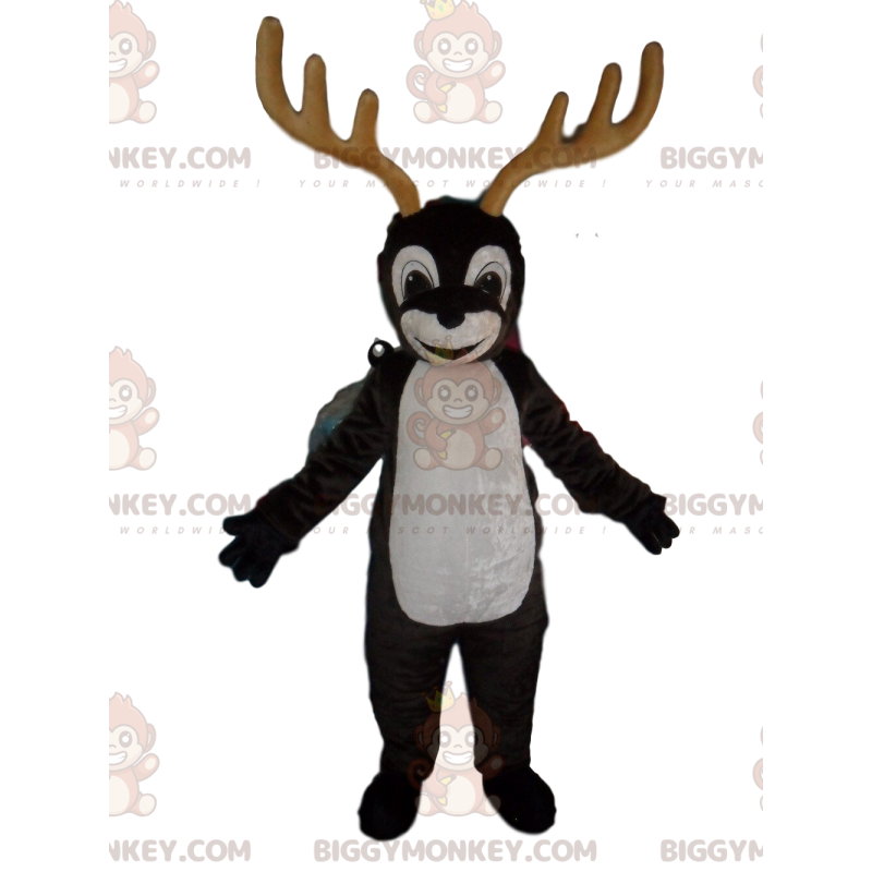 Costume de mascotte BIGGYMONKEY™ de caribou, costume de renne Costume de mascotte BIGGYMONKEY™ de caribou, costume de renne