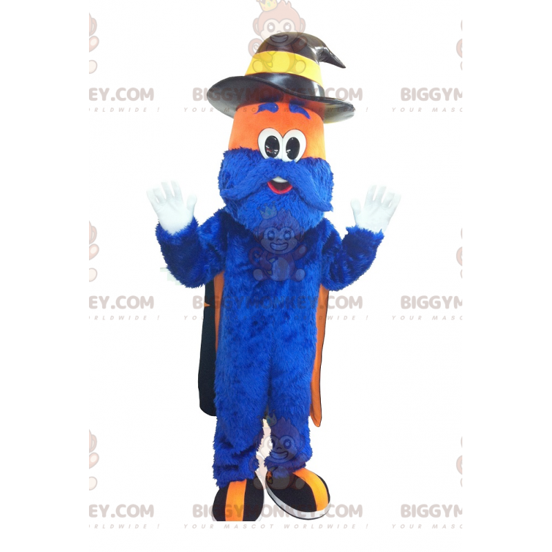 Blå och orange hårig man BIGGYMONKEY™ Maskotdräkt - BiggyMonkey Blå och orange hårig man BIGGYMONKEY™ Maskotdräkt - BiggyMonkey