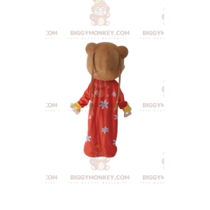 Costume da mascotte BIGGYMONKEY™ da ragazza asiatica, costume