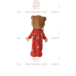 Costume da mascotte BIGGYMONKEY™ da ragazza asiatica, costume
