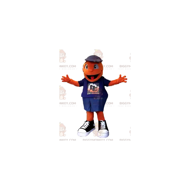 Sehr lächelnder orangefarbener Mann BIGGYMONKEY™ Sehr lächelnder orangefarbener Mann BIGGYMONKEY™