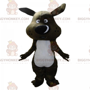 Costume de mascotte BIGGYMONKEY™ de sanglier noir, costume de